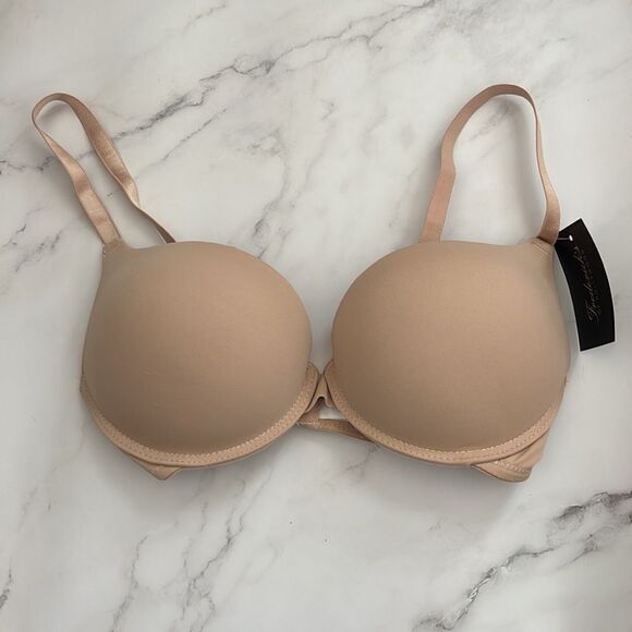 Fredrick's of Hollywood Krystal Late Push Up Bra Nude - Picture 1 of 6